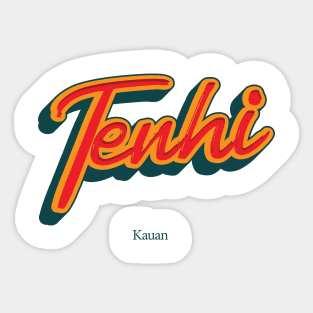 Tenhi Sticker